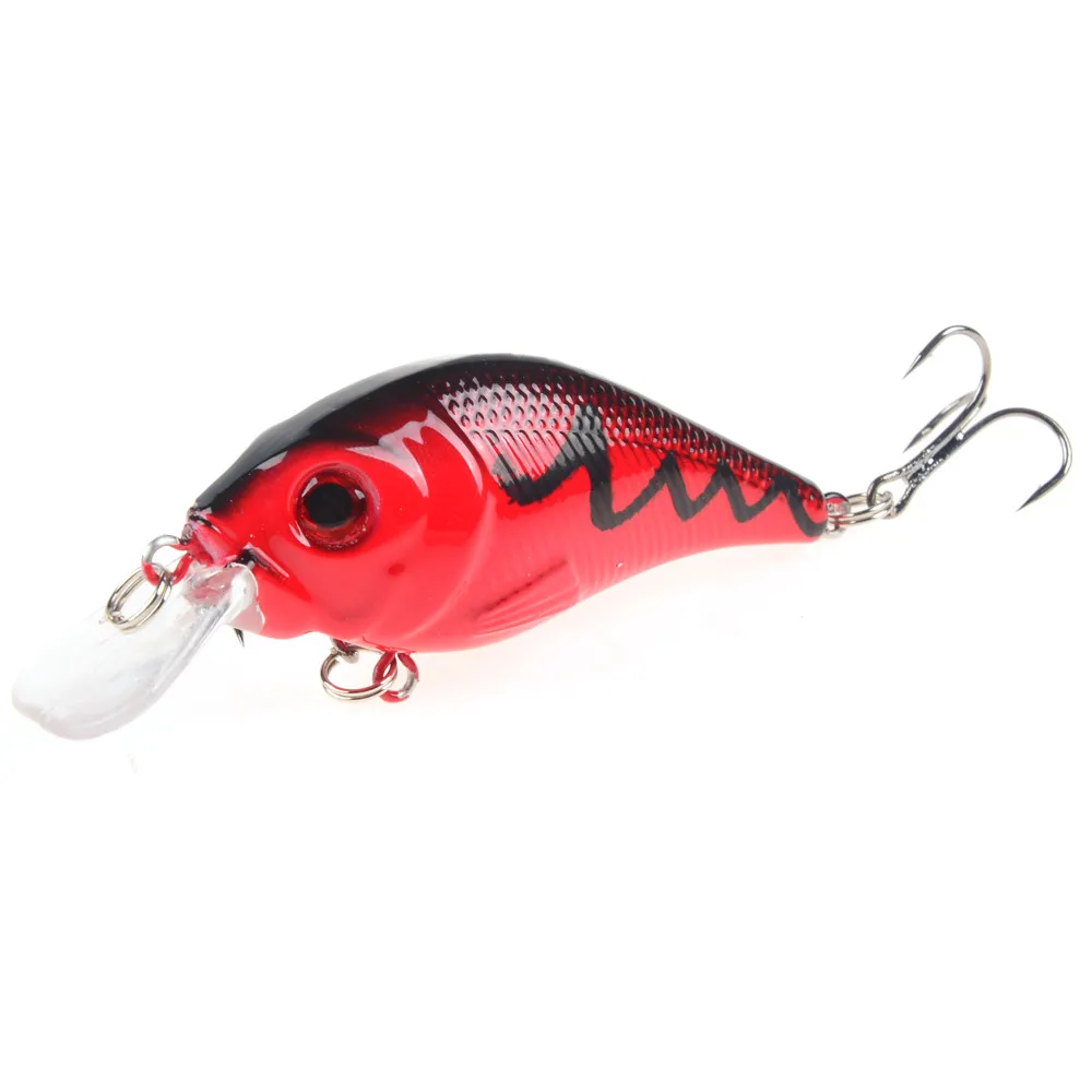 

Minnow Wobblers Japan Pesca Fishing Lure 7.5cm/11g Hard Crank Fishing Lures 3D Eyes Crankbaits Artificial Bait Bass 6# Hooks
