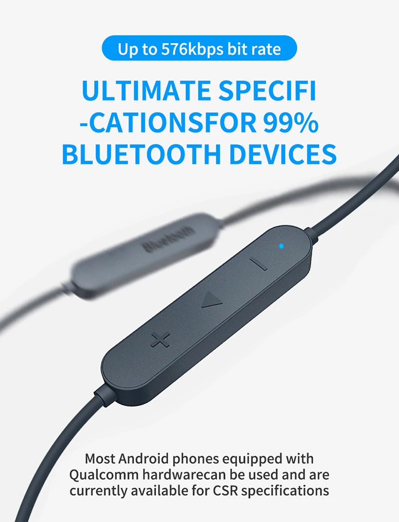 KZ Aptx HD CSR8675 MMCX Bluetooth модуль наушники 5,0 беспроводной кабель обновления применяется наушники AS10ZSTZSNProZS10Pro/AS16/ZSX