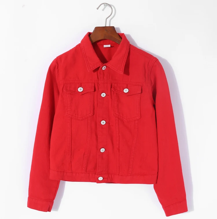 

ZQLZ Denim Jackets Women Basic Coats 2020 Spring Autumn New Fashion Female Long Sleeve Solid Wild Casual Outerwear Jean Coats