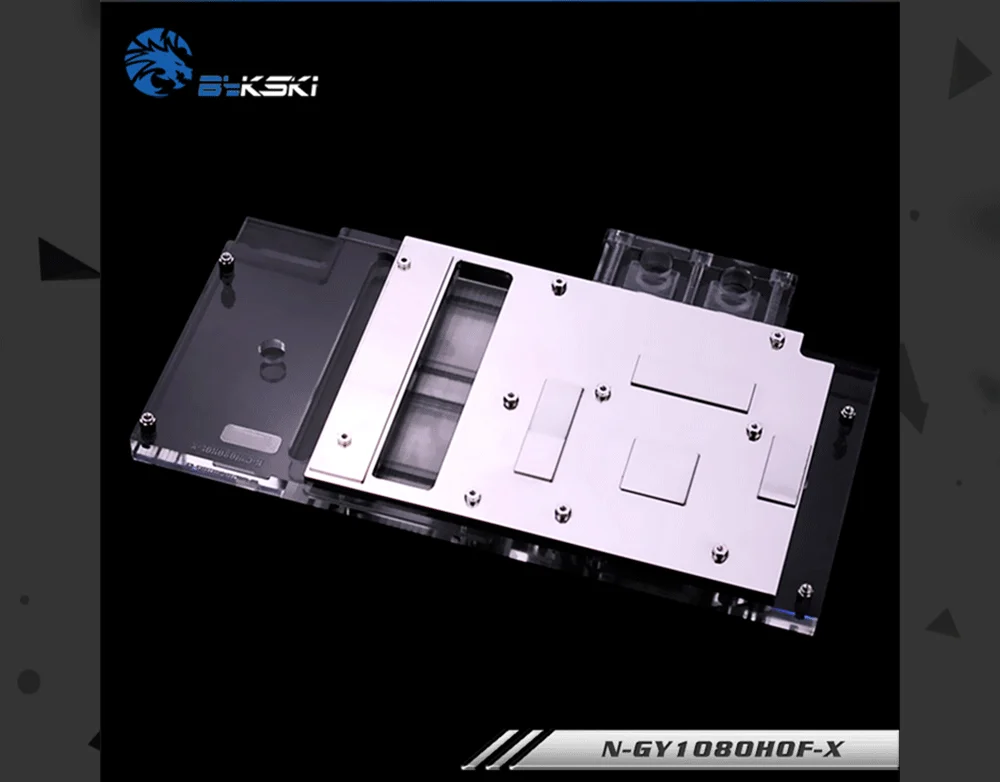 Bykski N-GY1080HOF-X, полное покрытие видеокарты водяного охлаждения блок RGB/RBW для Galaxy GTX1080/1070 HOF, GainWard GTX1080/1070
