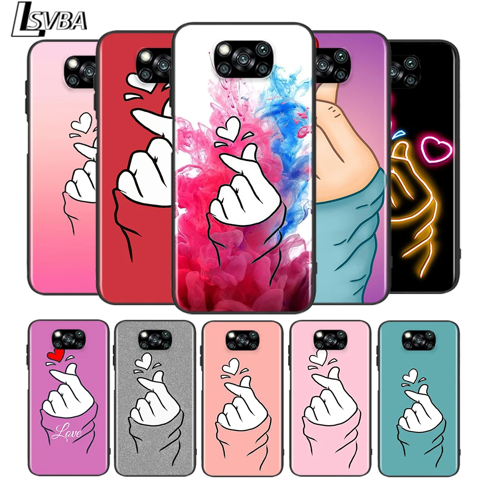 Силиконовый мягкий черный чехол kpop для телефона Xiaomi Poco X3 NFC X2 M3 M2 F2 Pro C3 F1 A2 Lite A1 Mix3