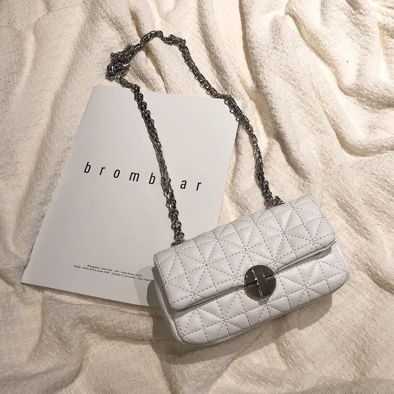 

Women's Messenger Bag 2020 New Summer Diamond Chain Shoulder Crossbody Bags High Quality Women Purse and Handbags Sac A Main