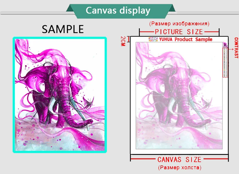 Набор для алмазной живописи 5d с изображением панды из мультфильма