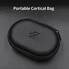 Женский черный квадратный защитный чехол для наушников-вкладышей из ПУ кожи, сумка для наушников, Портативная сумка для хранения наушников для BA10 AS10 ES4 KZ
