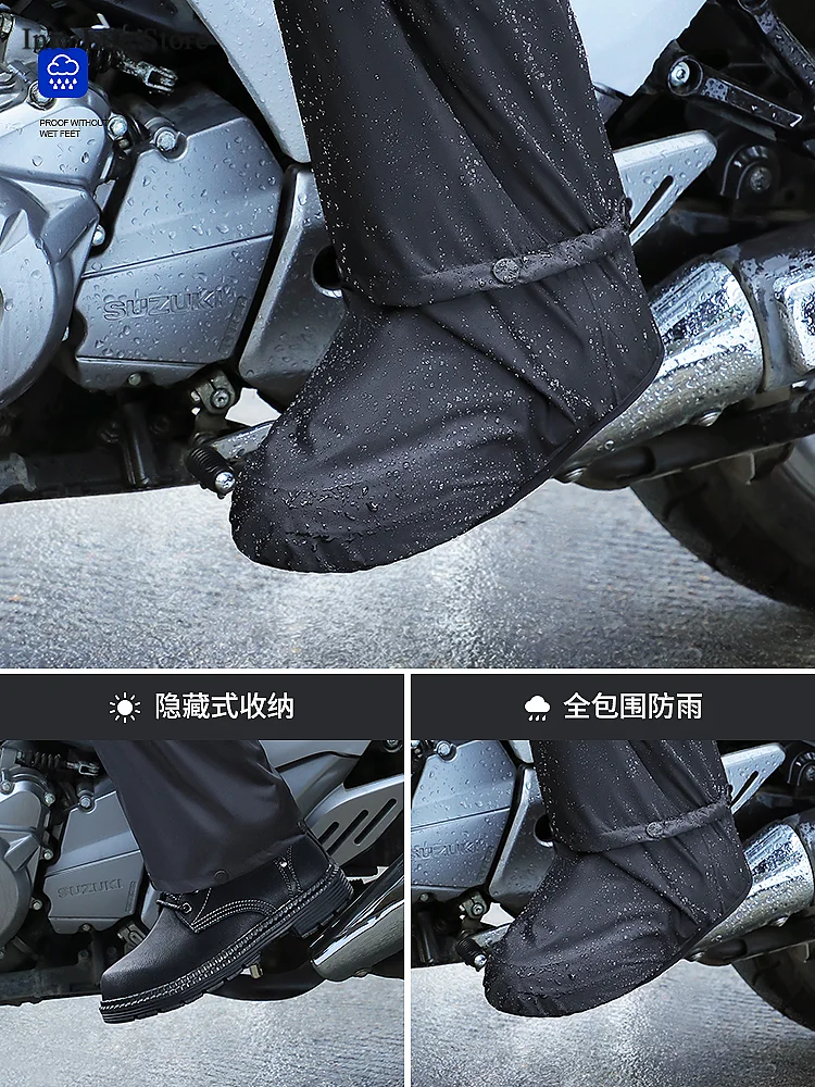 

Motorcycle Raincoat Waterproof Women Rain Coat Jacket for Men Rain Pants Suit Men's Riding Thickening Rain Poncho Gift Ideas