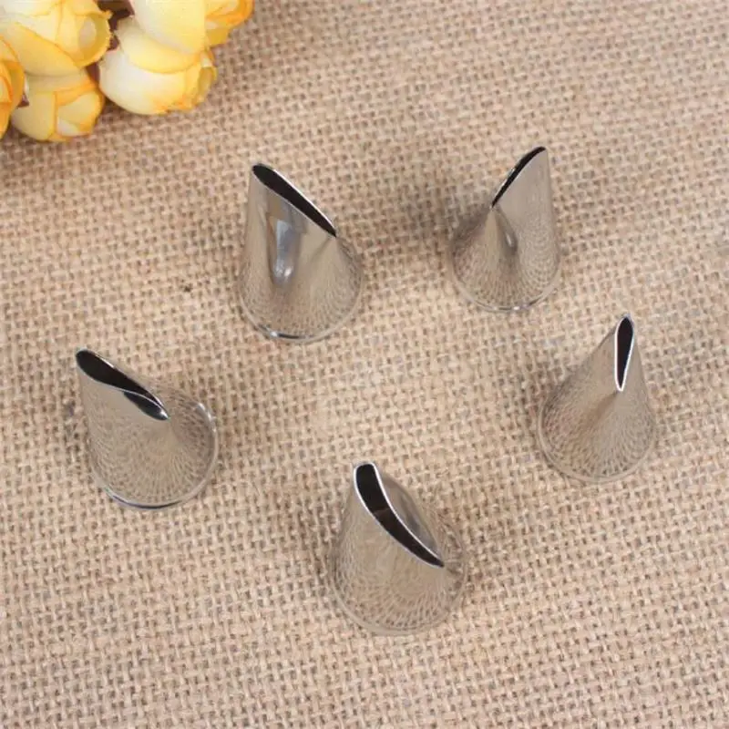 5 шт. нержавеющая сталь DIY крем лепесток Кондитерская насадка для пирожных