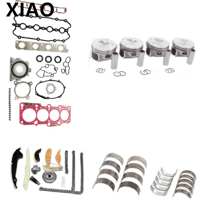 Комплект натяжителя поршневой прокладки подшипника цепи ГРМ для Audi A4 Q5 VW Passat Jetta 2