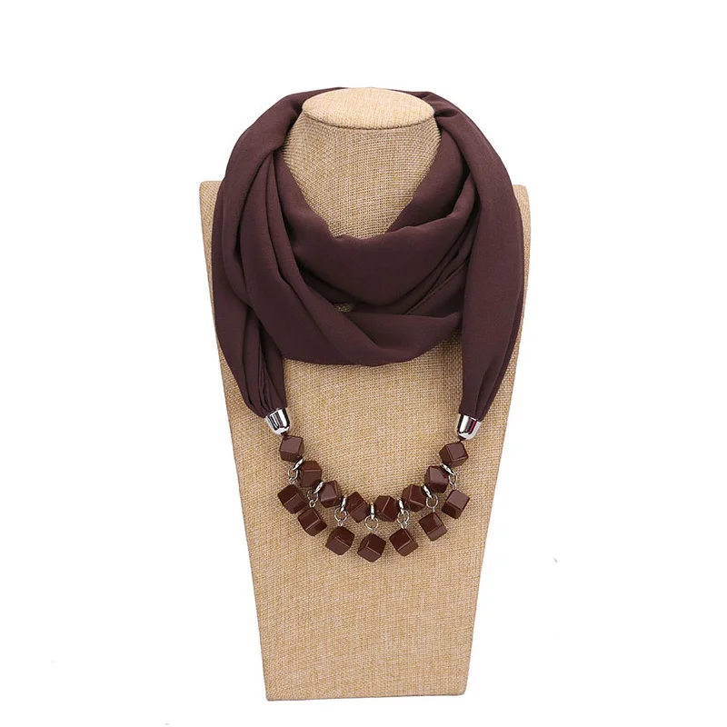 

Newest Fashion Pendant Hijab For Women Accessories Hijab Femme Elegant Scarf EP Resin Alloy Pendant Scarf For Girl