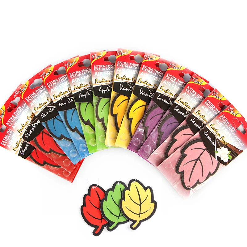 1 шт. подвесной автомобильный освежитель воздуха из блестящей бумаги ванильный