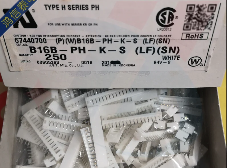 JST B4PS-VH 100% piezas nuevas con cabezal CONN R/A 4POS 3,96 MM-0