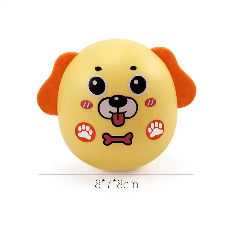 

1PCS Cute Tumbler Animal Puppy Plastic 0-12 Months Baby Soft Rattles Bed Mobile Babies Educational Toys For Newborn Dropship