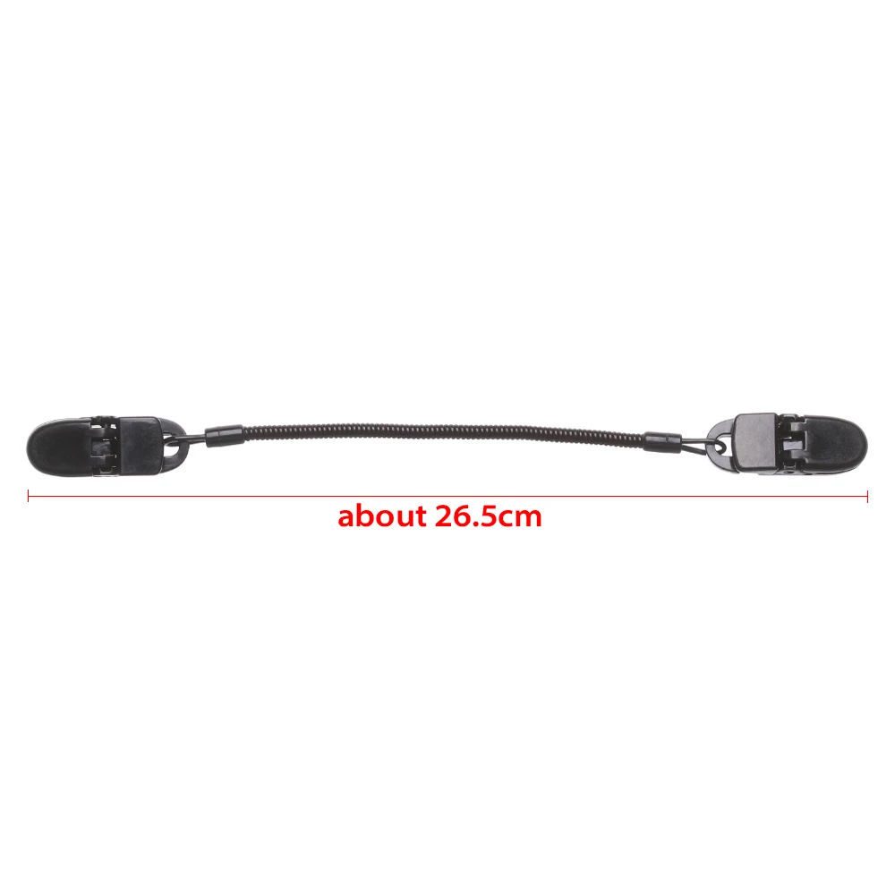 1 шт. фиксатор для шляпы и ветрозащитных очков держатель рыболовной кепки черный