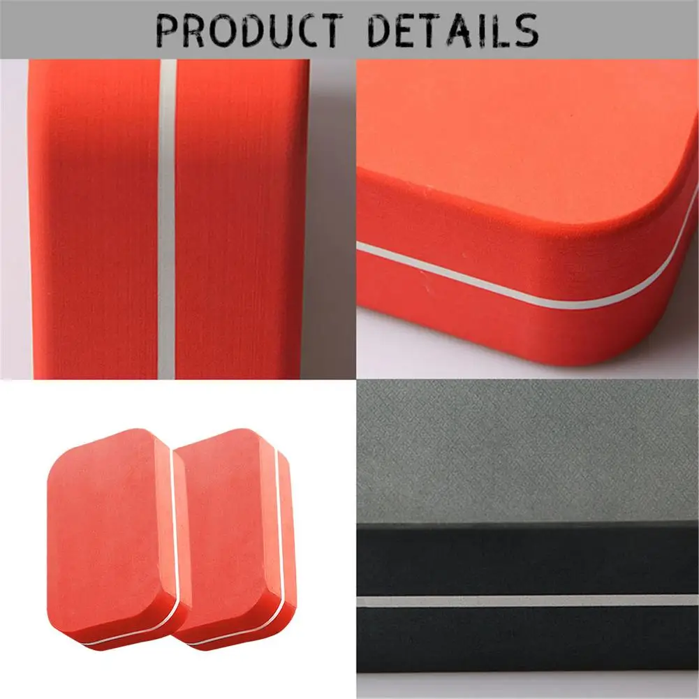 

2 Pcs Gym Fitness EVA Yoga Block Foam Block Brick for Exercise Workout Training Bodybuilding Equipment auxiliary training