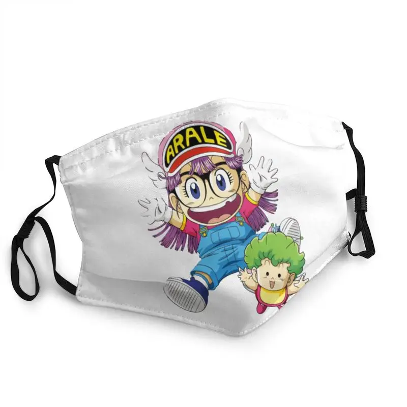 

Маска для лица Dr. Slump аниме неодноразовая для мужчин и женщин, милый респиратор против смога Arale Norimaki, с защитным покрытием для рта