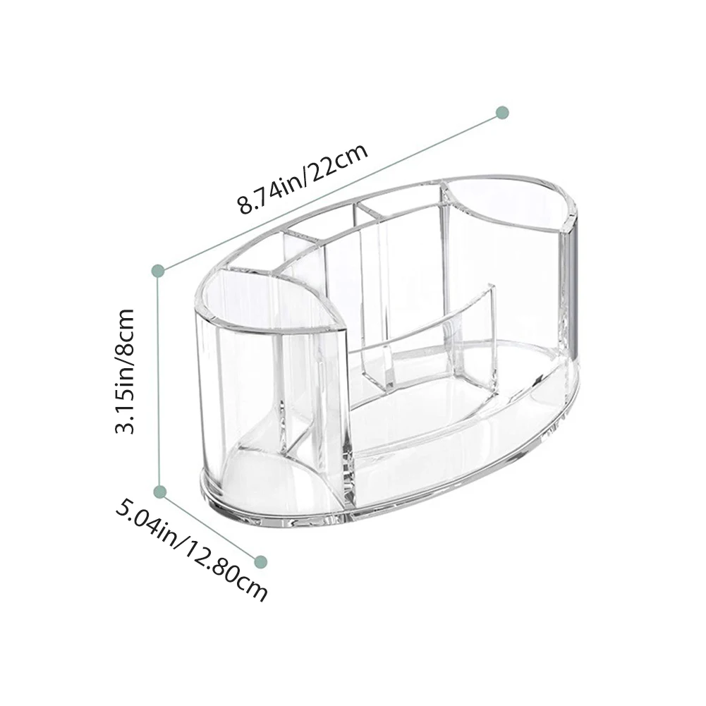 

Makeup Brush Organizer 7 Grid Cosmetic Eyebrow Pencil Holder Storage Box Container Lipstick Holder Make Up Brushes Organizer