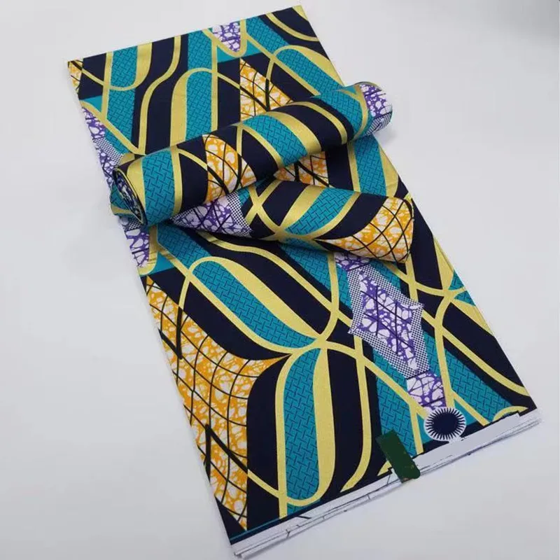 

Wholesale price! African Ankara Fabric High Quality Golden Wax Print Fabric Printing 100% Cotton soft African Real Wax F12-16