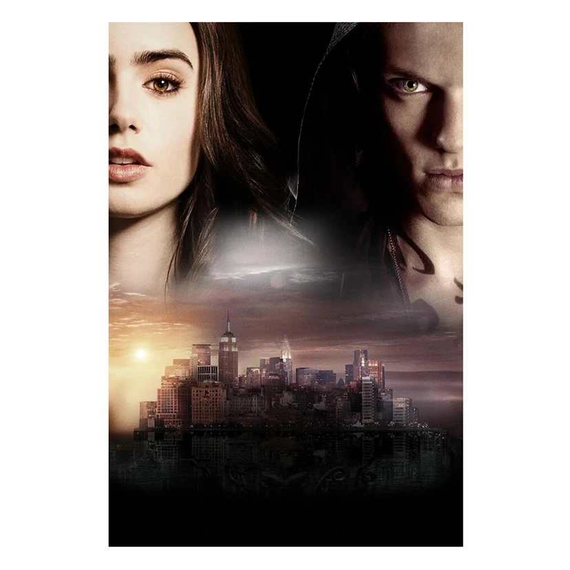 

5D DIY Full Round Diamond Painting "The Mortal Instruments: City Of Bones" Poster Cross Stitch 3D Embroidery Mosaic Home Decor
