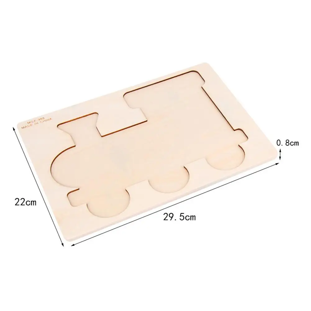 

Wooden Animal Horse Rabbit Dog Letter Jigsaw Puzzle Block Children Toddler Toy
