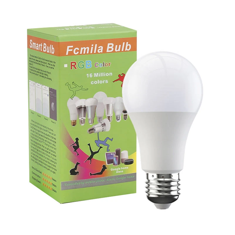 

Fcmila Smart Wifi Bulb Dimming Light Bulb 15W Cold&Warm Smart Light Bulb Voice Control Work With Alexa Google Home Dropship