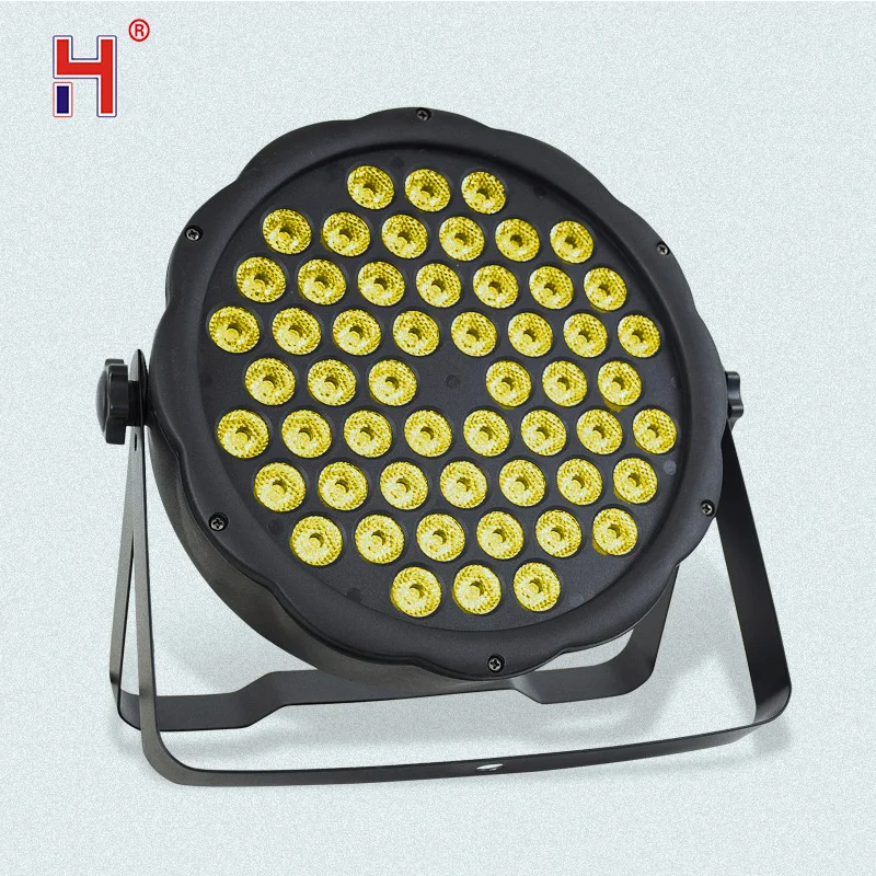 Светодиодный плоский Par 54X3W Rgb цветной светильник ing Strobe Dmx контроллер для