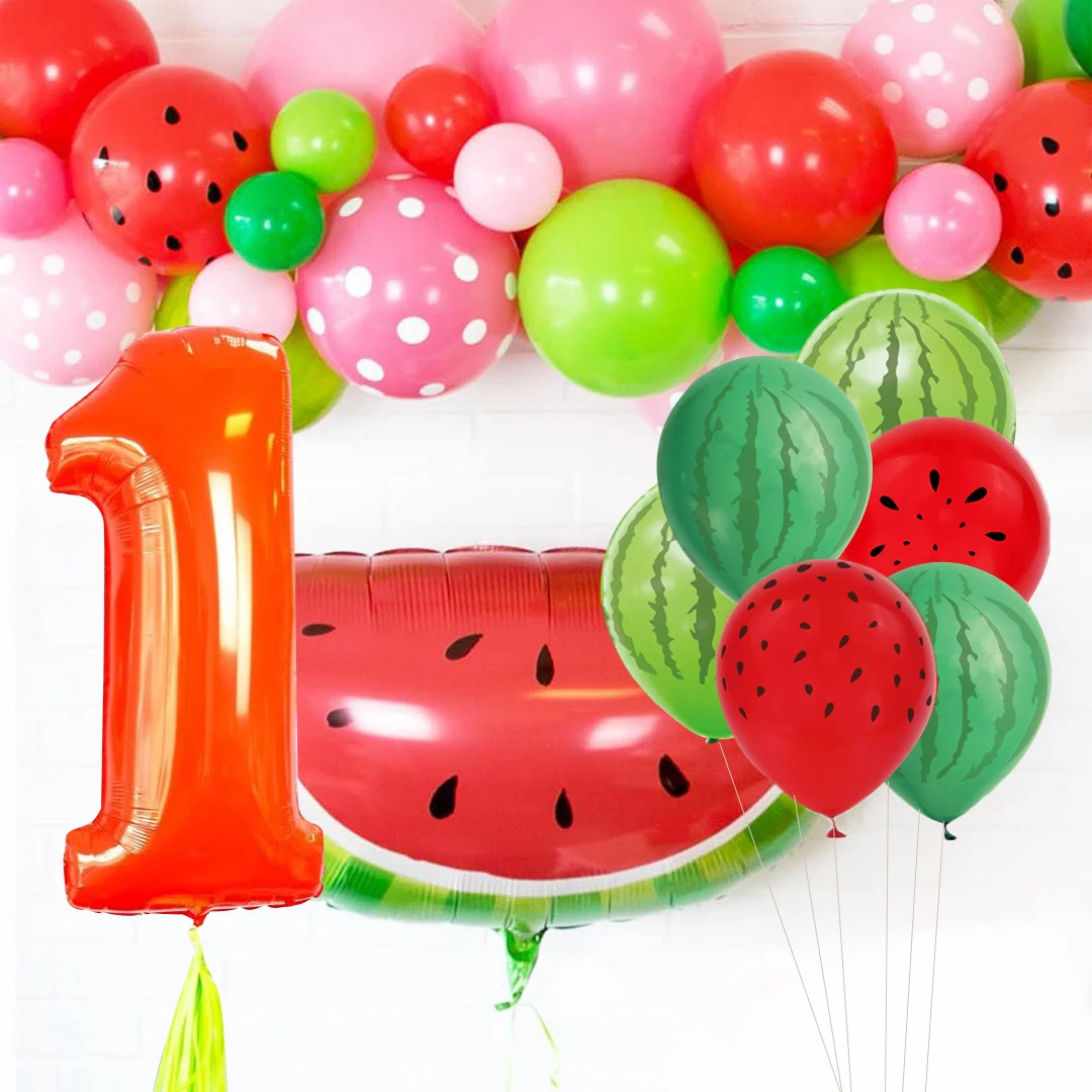 

1PC Vegetable Fruit Foil Balloons Food Helium Strawberry Orange Grape Ballon Hawaii Aloha Summer Farm Birthday Party Decorations