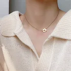 Ожерелье с цветком маргаритки, в Корейском стиле