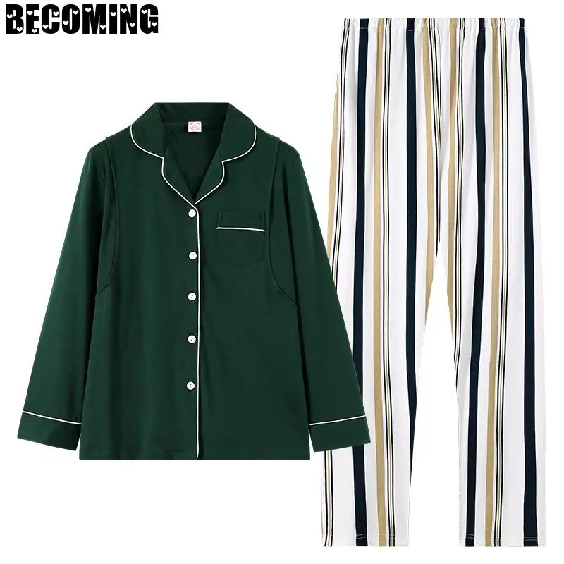 

Maternity Long Sleeve Pajamas Women Nursing Nightwear Pregnant Pajamas Maternity Clothes