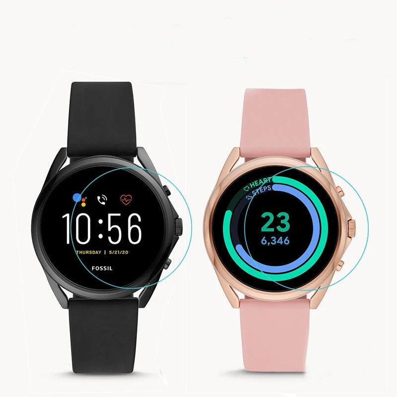 Прозрачная защитная пленка из закаленного стекла для часов Fossil Gen 5 LTE спортивные