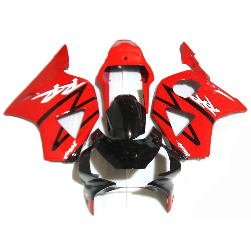 

Комплект обтекателей красного и черного цвета, подходит для Honda CBR954RR 02 03, Обтекатели для краски на заказ CBR 954rr 2002 2003, детали для кузова HA81