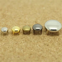 100pcs round rivets goldsliverblackbronze color spikes 4 12mm four claw leather rivets for jeans diy accessories for clothes