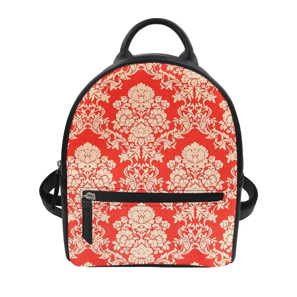 

Модный рюкзак в стиле ретро, Дамская дорожная сумочка на ремне в стиле барокко, Женский саквояж на плечо