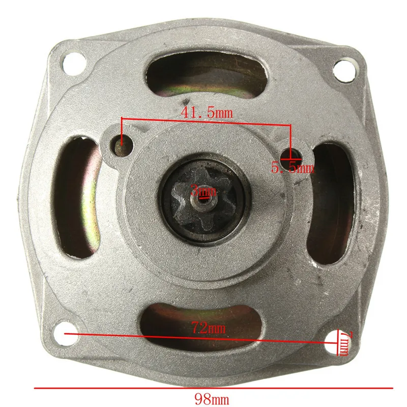 

Mini Cross-country Sports Car ATV 6 Teeth Gearbox Clutch Clutchbell Housing + 3 Shoe clutch + Pinion Cover Chain Replacement