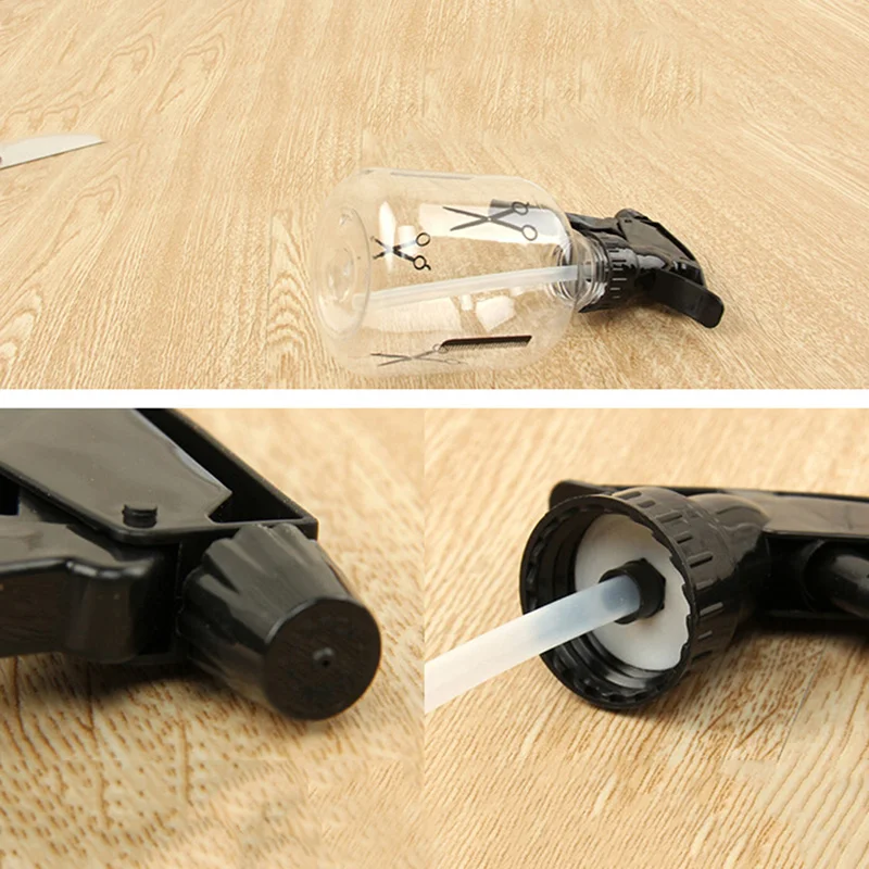 Пластиковая бутылка с распылителем для парикмахерской и ножницами | Дом сад