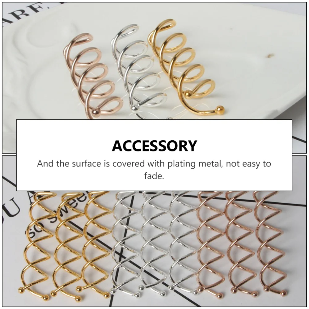 

30pcs Spiral Hairpins Twists Screw Hair Clips Hair Accessories for Girls