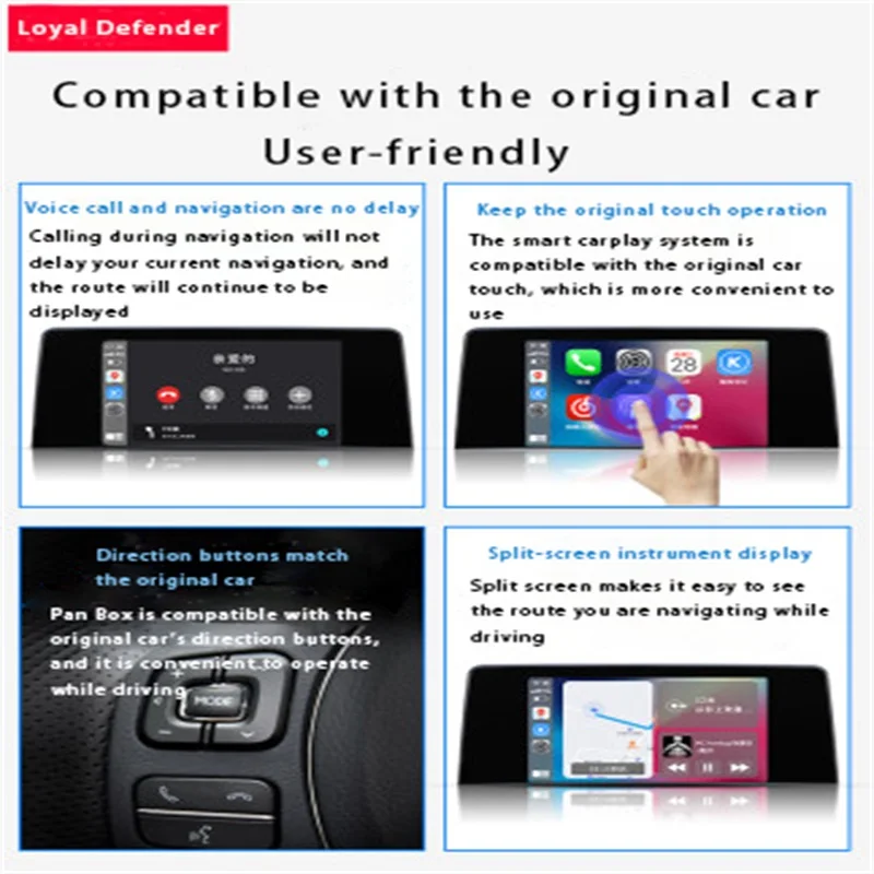 ЛОЯЛЬНЫЙ защитник Carplay беспроводной Apple Iphone модельная коробка для Toyota Honda Nissan Mazda
