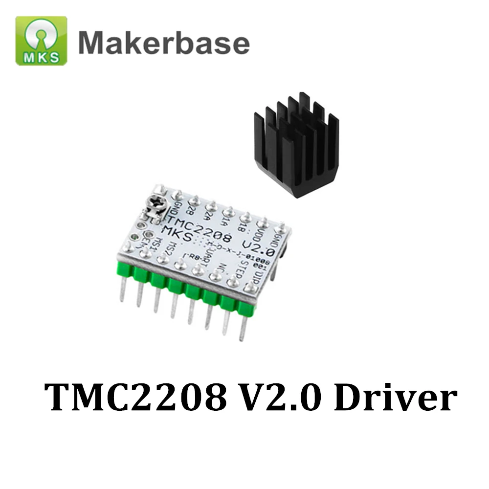 5 шт. драйвер шагового двигателя Makerbase MKS TMC2208 V2.0 запасные части для 3D принтера ELF