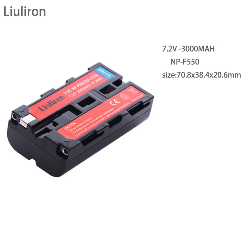 NP-F550 NP F570 NP-F530 NP-F570 NP F550 NP-F750 Батарея 3000 мА/ч+, светодиодный USB Dual Зарядное устройство для sony CCD-SC55 CCD-TRV81 MVC-FD81