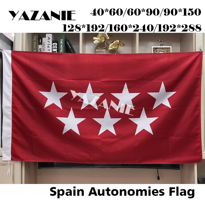 Односторонний или двусторонний флаг Испании флаги и баннеры из полиэстера для