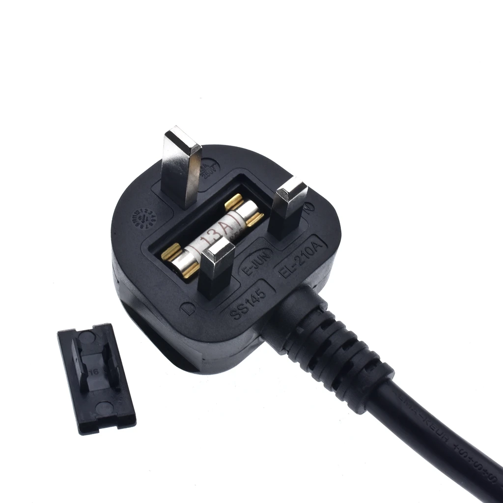 Удлинительный кабель для корпуса PDU UK C19 Великобритания Индия 3Pin МЭК 320 16А 250 В 3*1 5