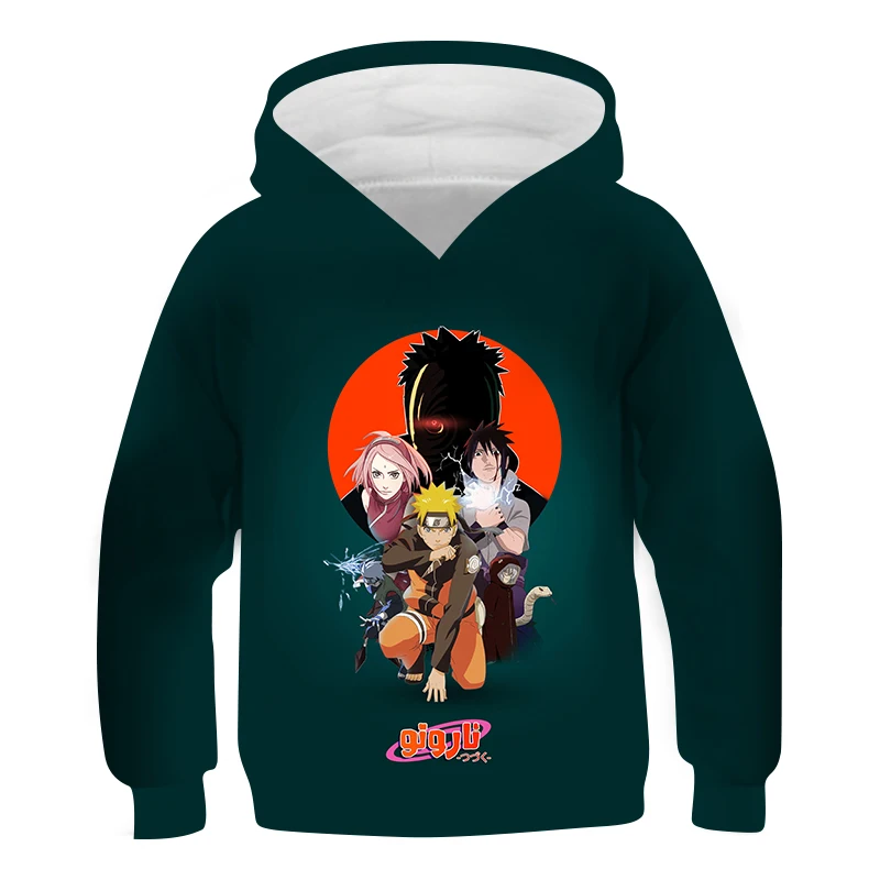

Naruto- Hoodie Japanese Boy Anime kakashi Akatsuki Graphic Sweatshirts Sasuke Streetwear Itachi Cartoon Fashion Unisex Male Tops