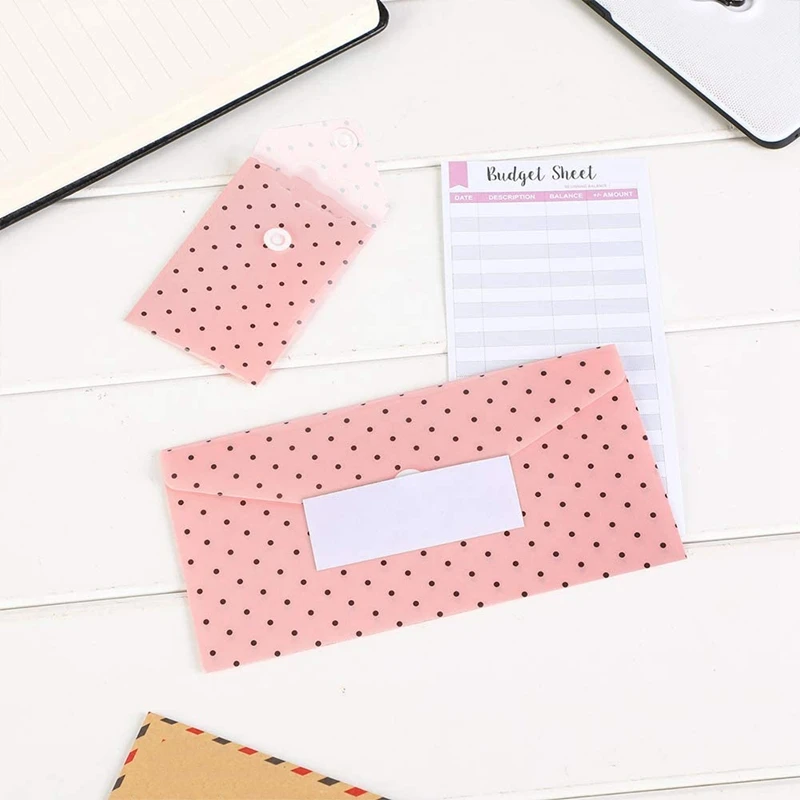 

24 Packs Budget Envelopes Laminated Cash Envelope for Budgeting and Saving Money Waterproof Finance Keeper Organizer