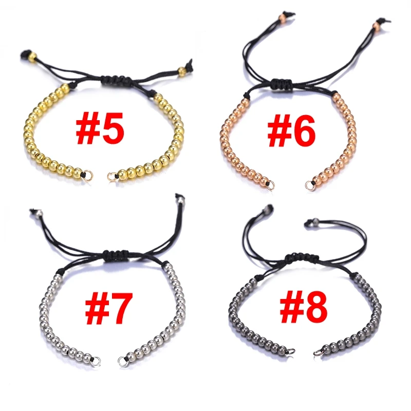 MixColorLeaveMessage Поставки для ювелирных изделий медные 2 петли регулируемые слайдер цепочки, аксессуары для женщин модные очаровательные браслеты сделай сам - Цвет: MixColorLeaveMessage