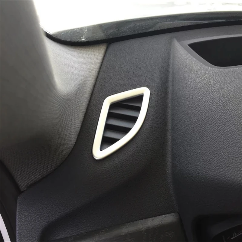 

WELKINRY car auto cover For BMW X1 2016 2017 2018 2019 2020 ABS chrome front console air conditioning outlet air vent trim