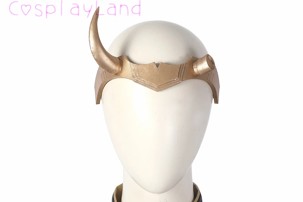 Костюмы на Хэллоуин аксессуары для косплея Loki женская маска с рожками необычная