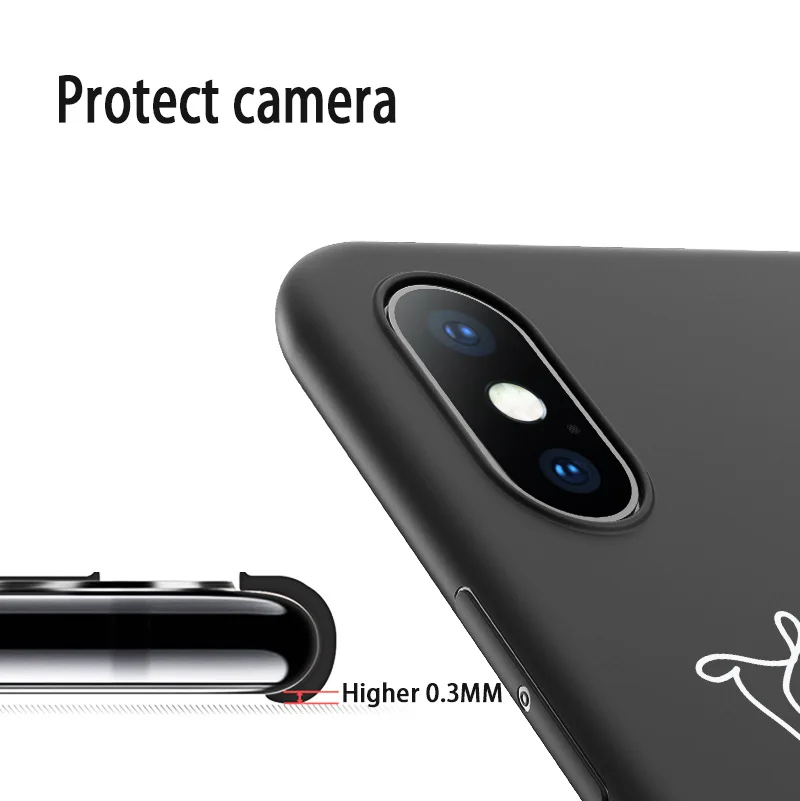 Чехол для телефона для iPhone X XR XS 11 Pro Max 6 6s 7 8 Plus, абстрактное искусство, пара, любовь, сердце, рисунок, мягкий ТПУ Черный чехол