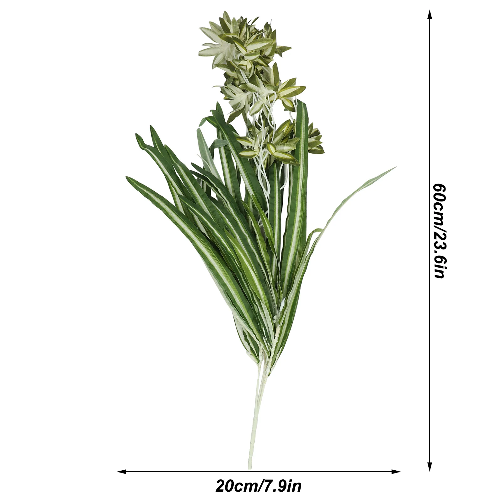 Искусственные растения Подвесные на стену хлорофитум комнатные Зеленые