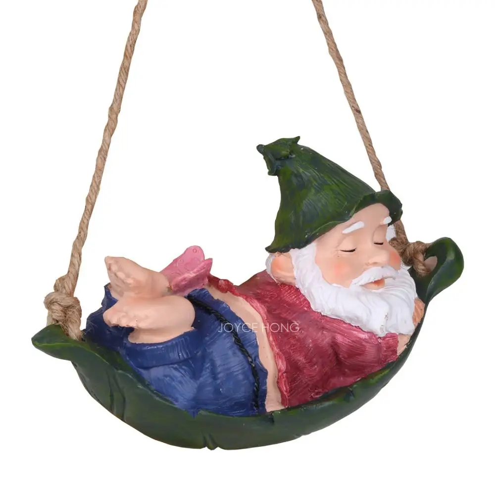 Статуя гнома сада украшения гном фигурка для газон животных Скульптура|Садовые