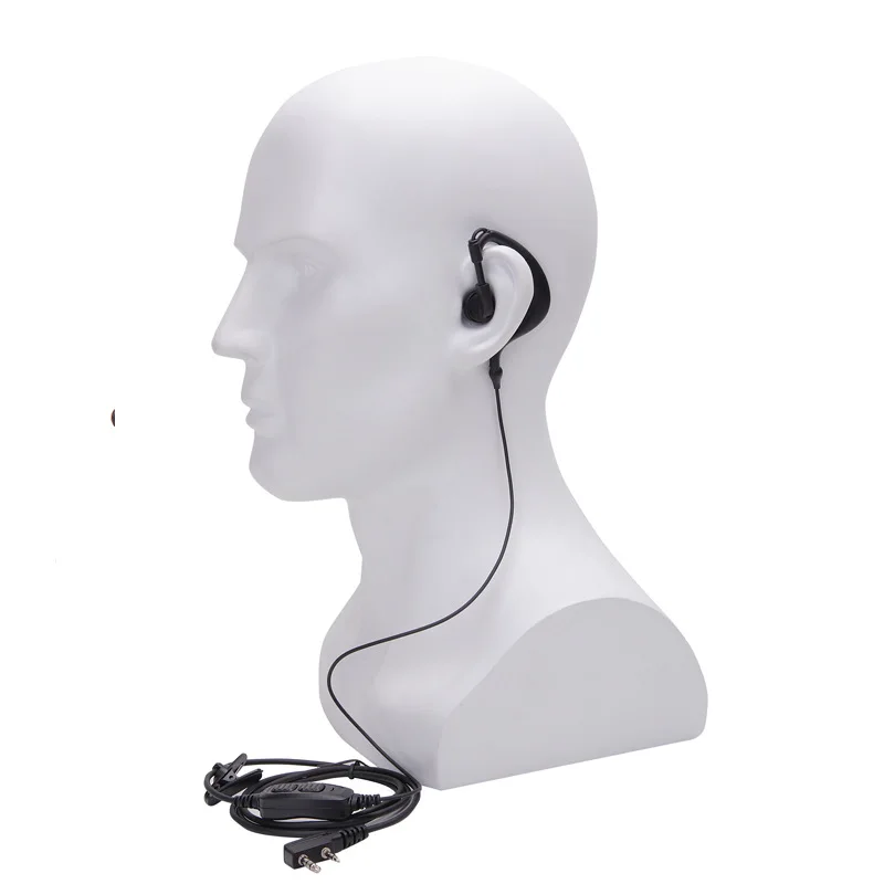 Двойные наушники PTT с микрофоном для Baofeng UV-82 UV-82HP UV-82HX UV-8 UV82L UV-89 UV-82TP GT-5TP аксессуары