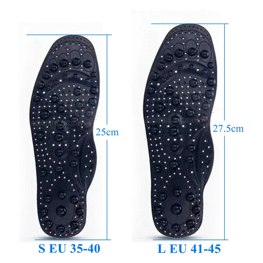 Magnetic Therapy Insoles Enhanced Upgrade 68 Magnets Advanced Foot Acupressure Shoe Pads Massage Slimming Insoles Unisex