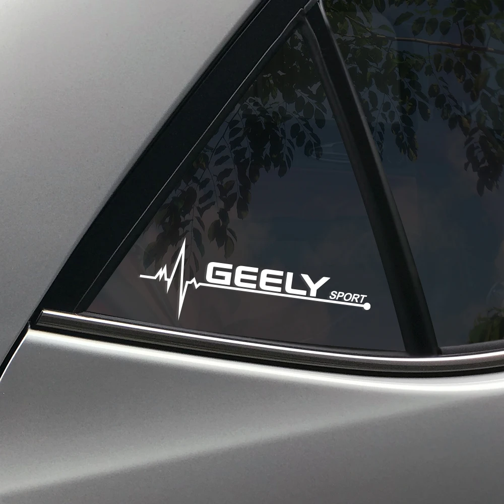 2 шт. наклейки на боковые окна автомобиля GEELY GC6 GC9 EMGRAND EC7 EC8 CK ATLAS CK2 CK3 GT аксессуары